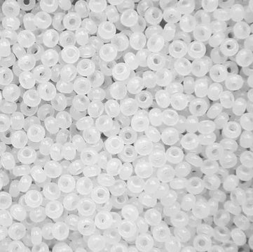 Preciosa Seedbead 11/0 - SB01012 Opaque White Opal