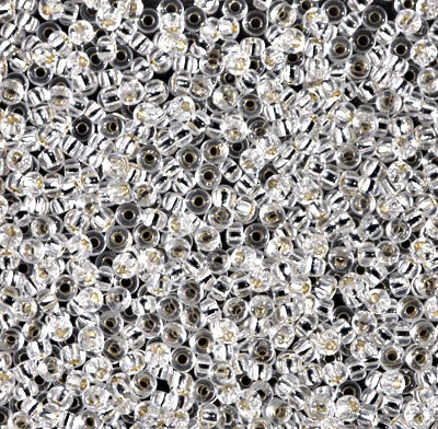 Miyuki Seed Beads 11/0 - SB0001 Crystal Silver Lined