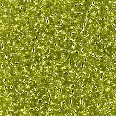 Miyuki Seed Beads 11/0 - SB0014 Chartreuse Silver Lined