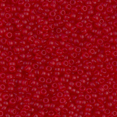 Miyuki Seed Beads 11/0 - SB0141F Transparent Ruby Transparent Matte