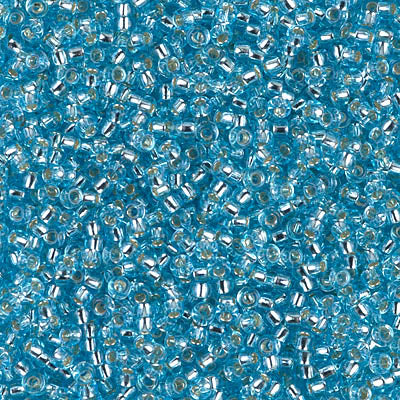 11/0 - SB0018 - Aqua cœur argenté · Miyuki Rocaille