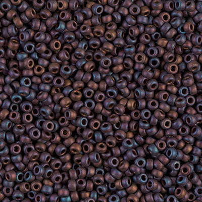 Miyuki Seed Beads 11/0 - SB2005 Opaque Matte Metallic Dark Raspberry Iris