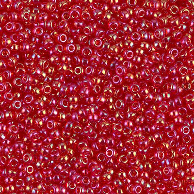 Miyuki Seed Beads 11/0 - SB0254 Transparent Light Siam AB
