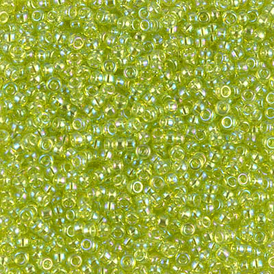 Miyuki Seed Beads 11/0 - SB0258 Transparent Chartreuse AB