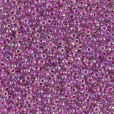 Miyuki Seed Beads 11/0 - SB0264 Raspberry Lined Crystal AB
