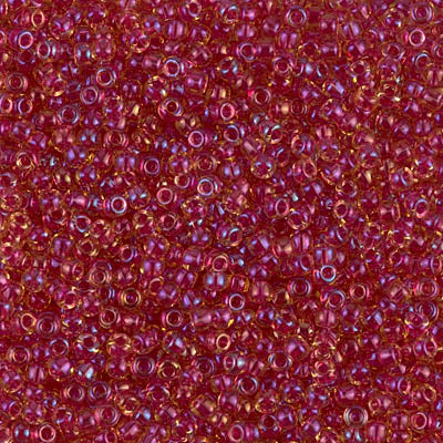 Miyuki Seed Beads 11/0 - SB0363 Light Cranberry Lined Topaz Luster
