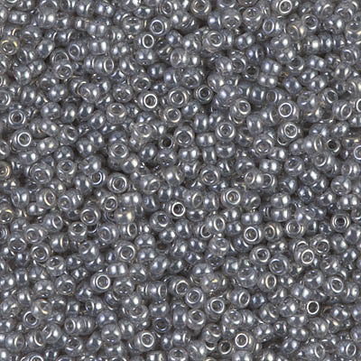 Miyuki Seed Beads 11/0 - SB0368 Transparent Silver Grey Luster