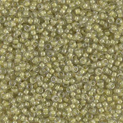 Miyuki Seed Beads 11/0 - SB0378 Crystal Lt. Olivine Lined Luster
