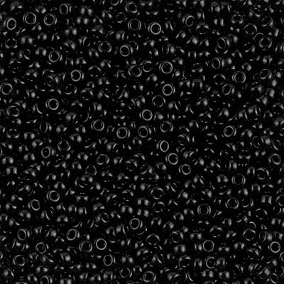 Miyuki Seed Beads 11/0 - SB0401 Opaque Black