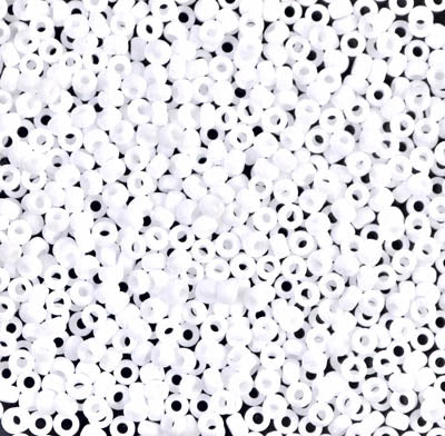 Miyuki Seed Beads 11/0 - SB0402F Opaque Chalk White Matte