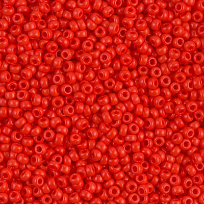 Miyuki Seed Beads 11/0 - SB0407 Opaque Red Vermillion