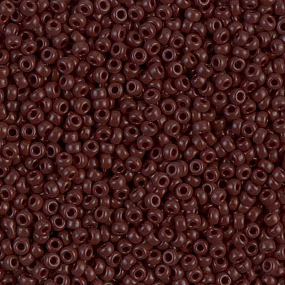Miyuki Seed Beads 11/0 - SB0409 Opaque Chocolate Brown