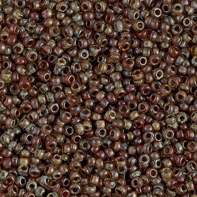 Miyuki Seed Beads 11/0 - SB4505 Light Smoky Topaz Picasso
