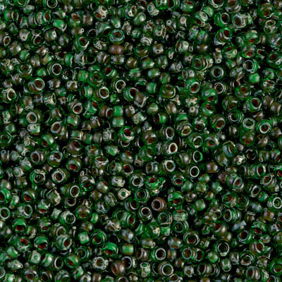 Miyuki Seed Beads 11/0 - SB4507 Green Picasso