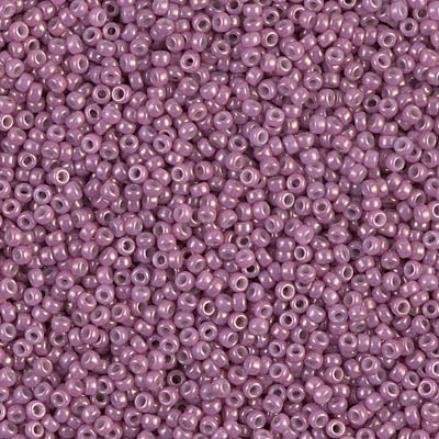 Miyuki Seed Beads 11/0 - SB1867 Opaque Mauve Gold Luster