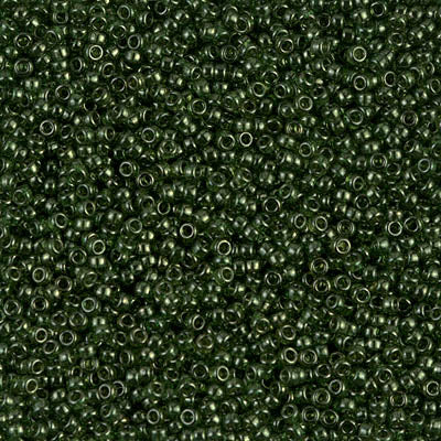 Miyuki Seed Beads 15/0 - SB0306 Transparent Olive luster or