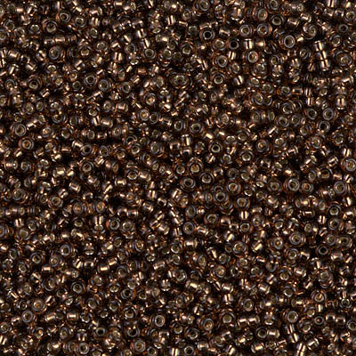 Miyuki Seed Beads 15/0 - SB0005D Dark Topaz Silver Lined