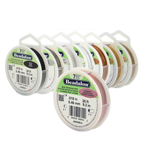 Bead Stringing Wire - .018 (0,46mm) · BEADALON