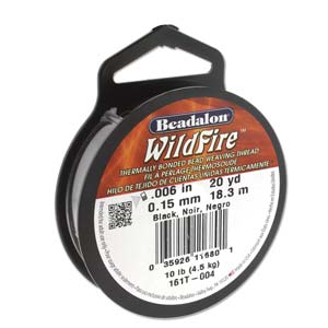 WildFire - Thermally Bonded Beading Thread - .006 (0,15mm) · BEADALON