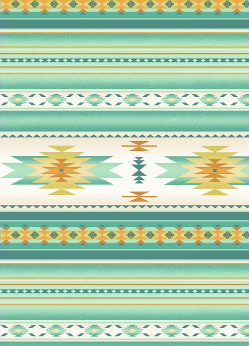 South western 201 - Mint 100% Cotton Designer