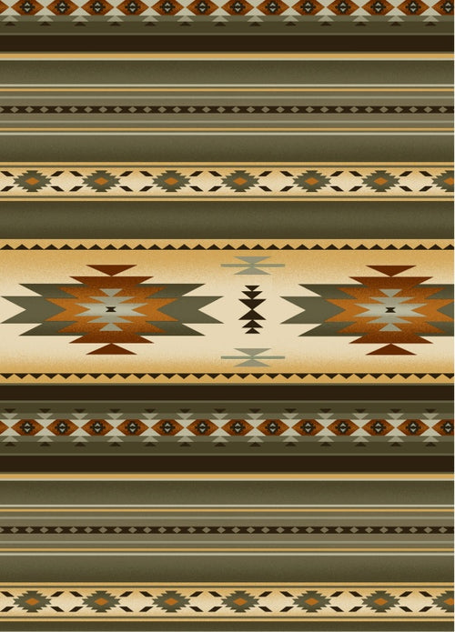 South western 201 - Sage 100% Cotton Designer