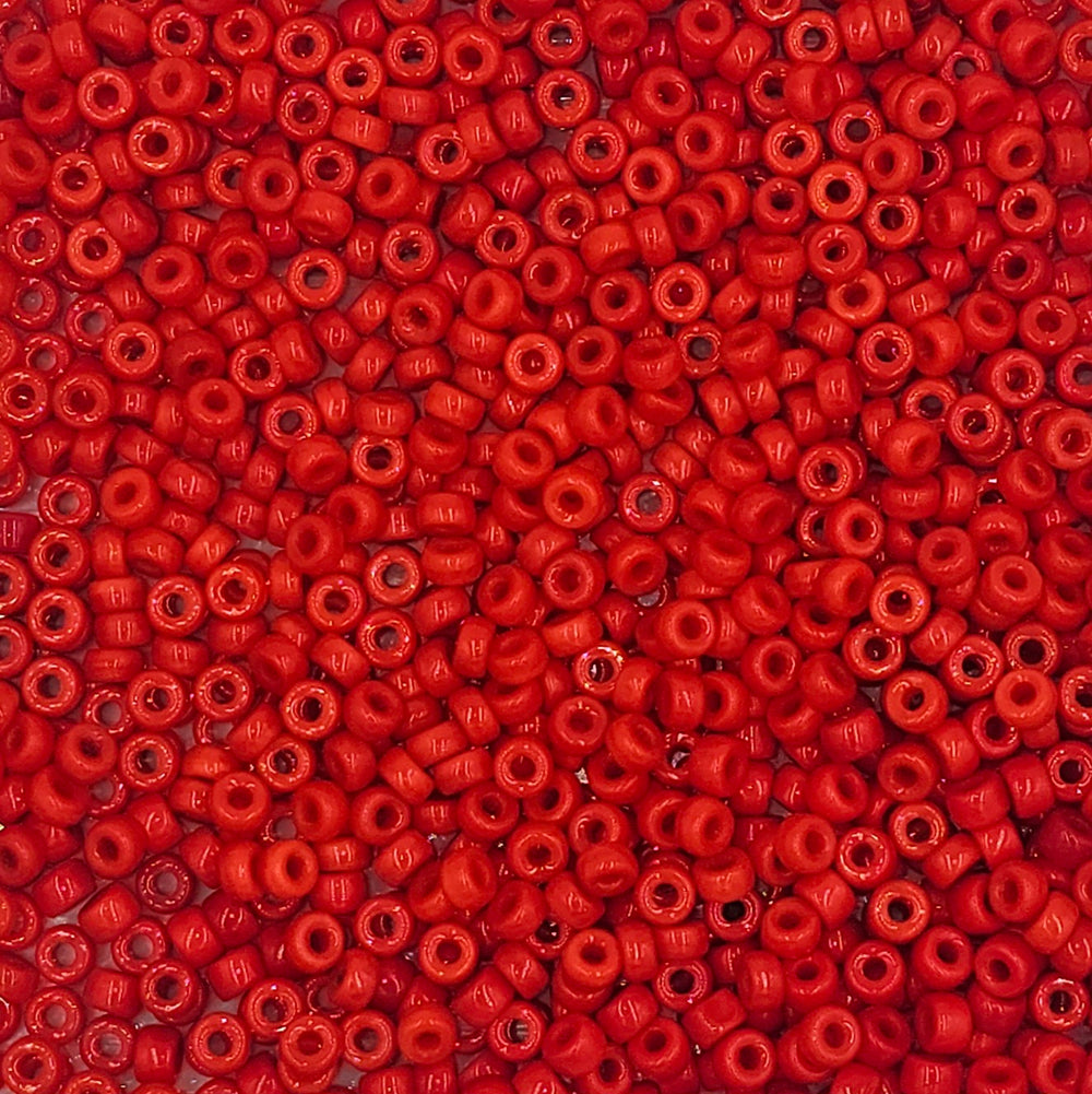 6mm - Glass Mini Crow Beads Opaque - 500 un