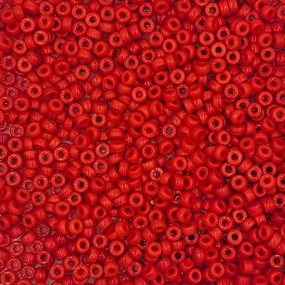 6mm - Glass Mini Crow Beads Opaque - 500 un