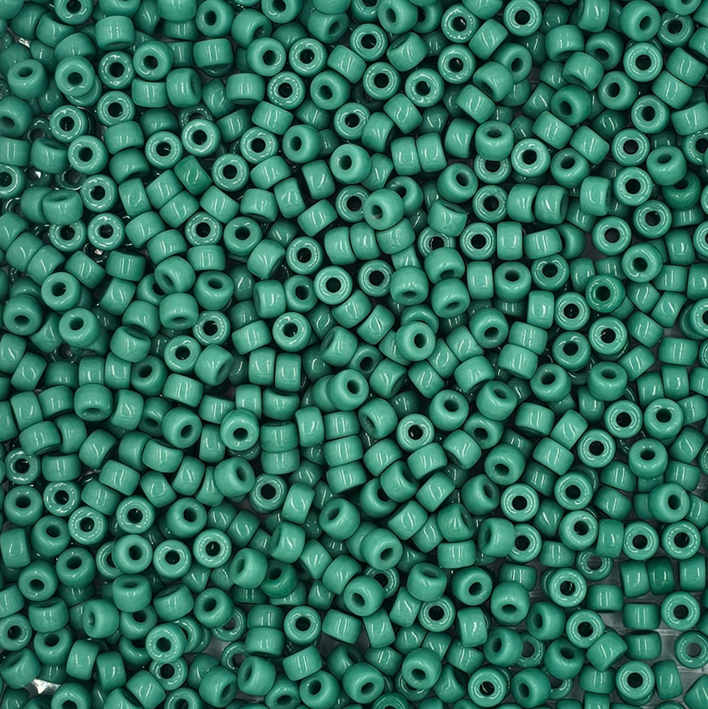 6mm - Glass Mini Crow Beads Opaque - 500 un