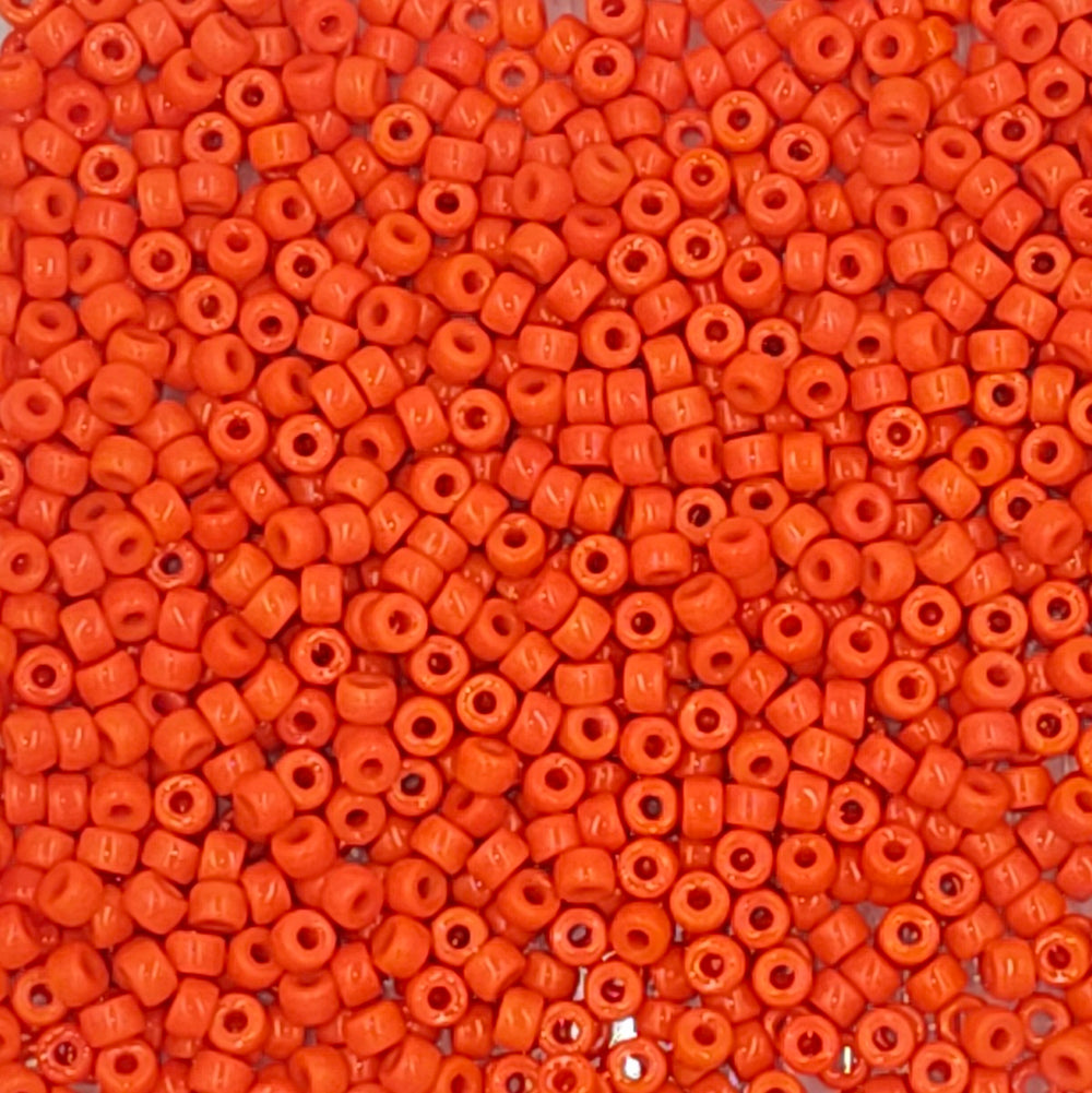 6mm - Glass Mini Crow Beads Opaque - 500 un