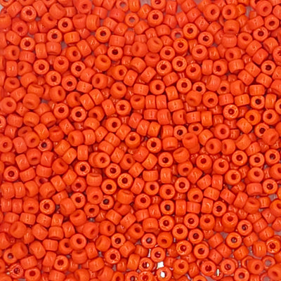 6mm - Glass Mini Crow Beads Opaque - 500 un
