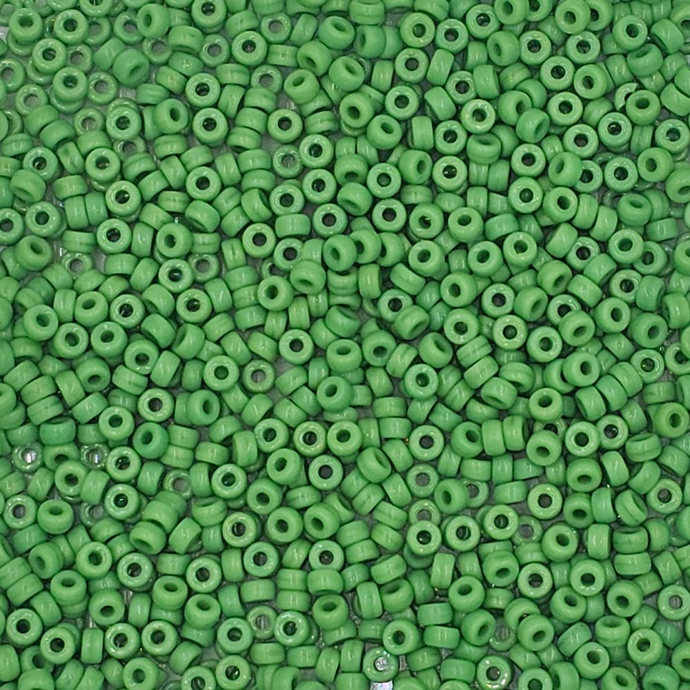 6mm - Glass Mini Crow Beads Opaque - 500 un