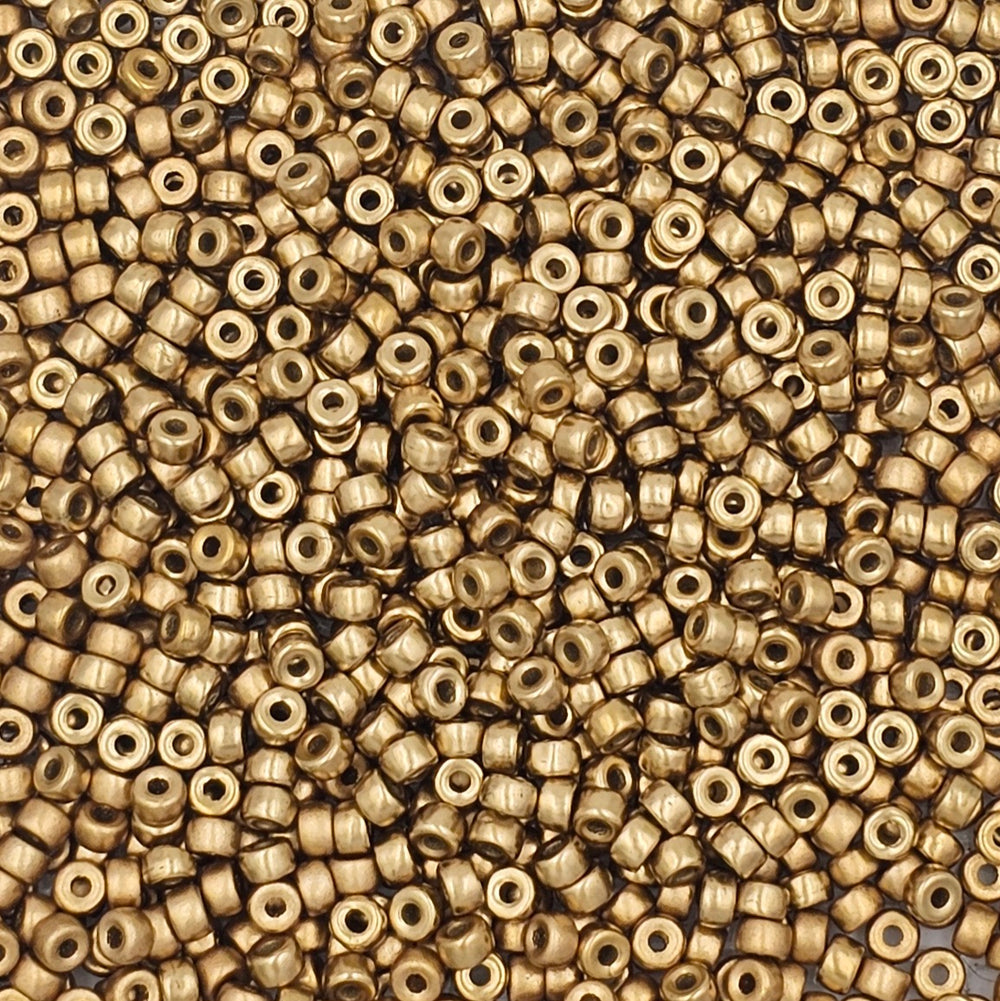 6mm - Glass Mini Crow Beads Opaque - 500 un