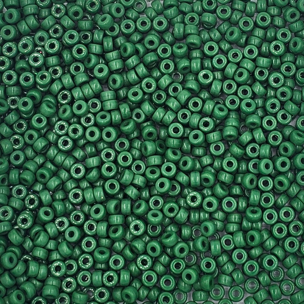 6mm - Glass Mini Crow Beads Opaque - 500 un