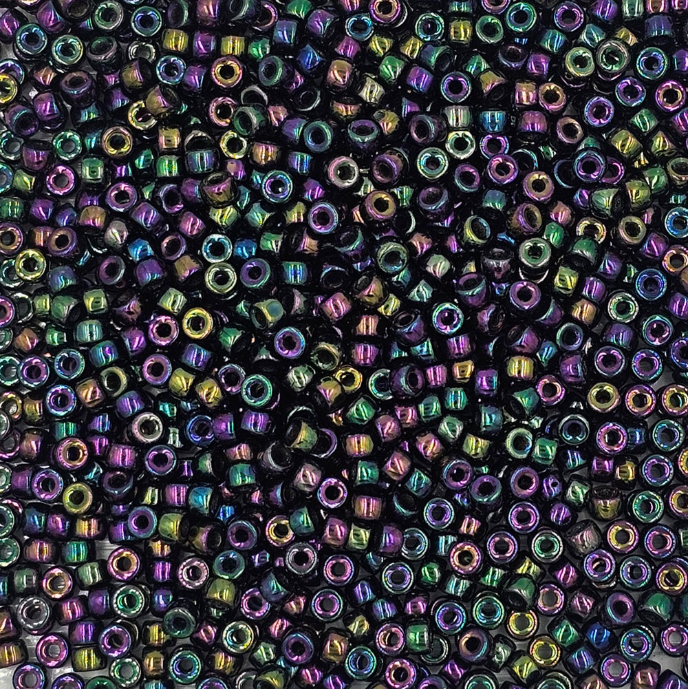 6mm - Glass Mini Crow Beads Opaque - 500 un