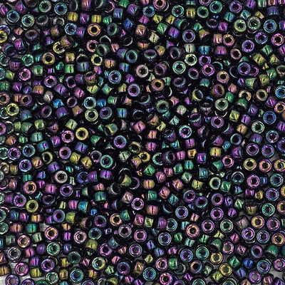6mm - Glass Mini Crow Beads Opaque - 500 un
