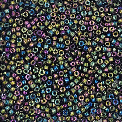6mm - Glass Mini Crow Beads Opaque - 500 un