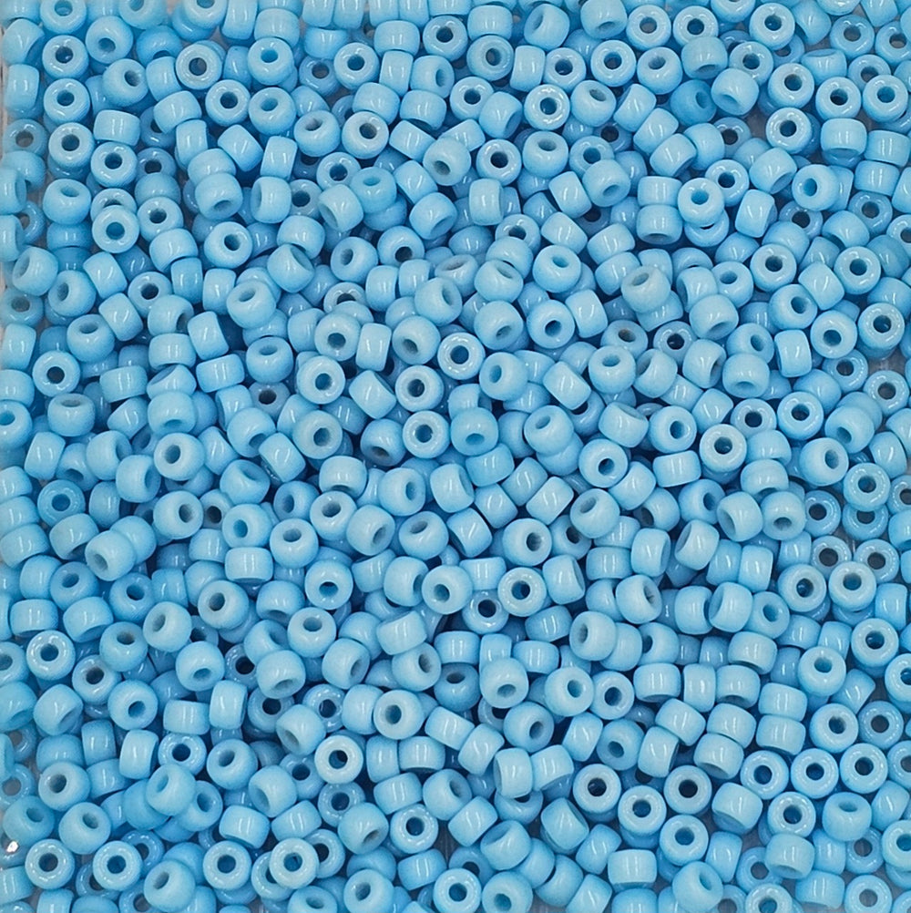 6mm - Glass Mini Crow Beads Opaque - 500 un