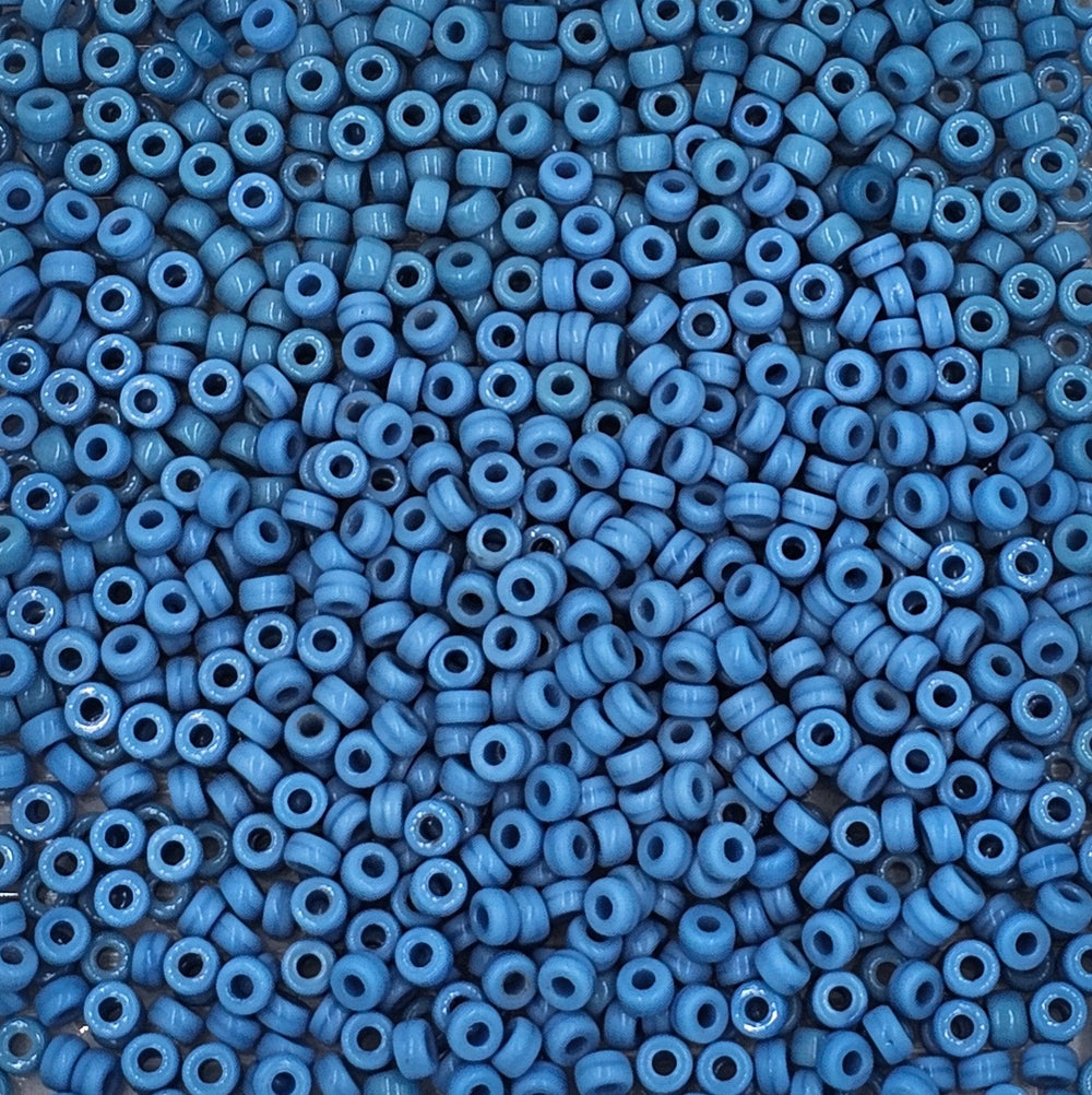 6mm - Glass Mini Crow Beads Opaque - 500 un