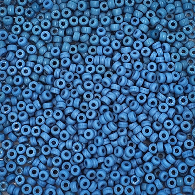 6mm - Glass Mini Crow Beads Opaque - 500 un