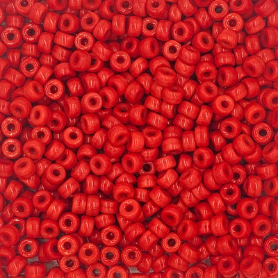 9mm - Glass Crow Beads Opaque