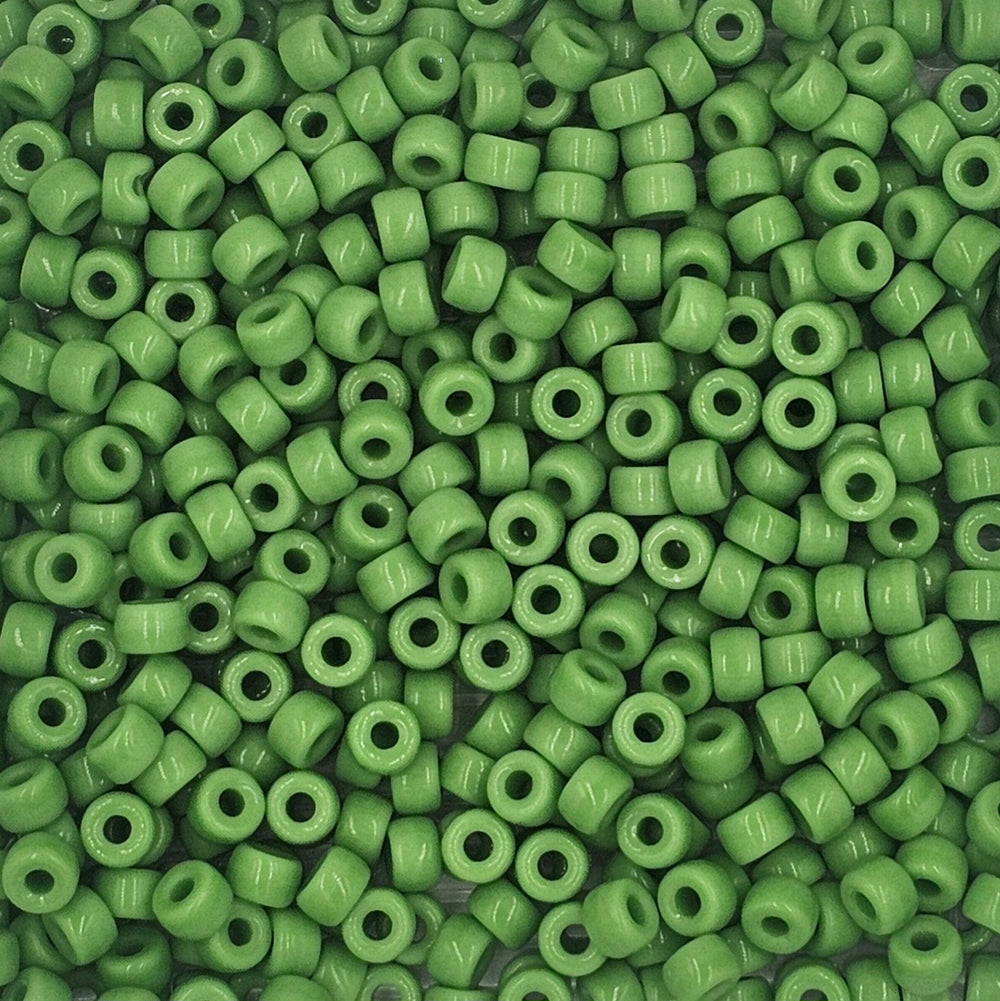 9mm - Glass Crow Beads Opaque