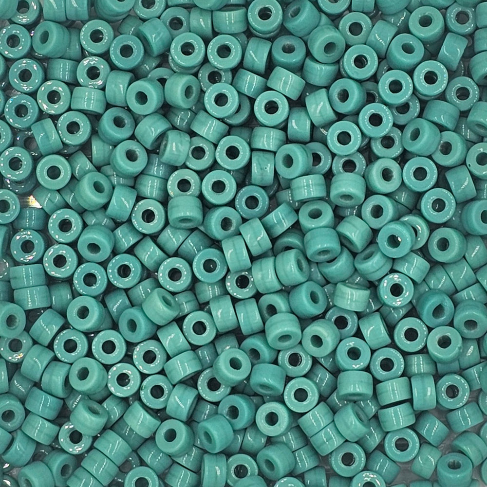 9mm - Glass Crow Beads Opaque