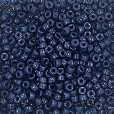 9mm - Glass Crow Beads Opaque