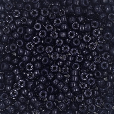 9mm - Glass Crow Beads Opaque