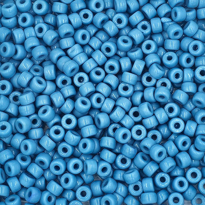 9mm - Glass Crow Beads Opaque