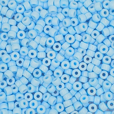 9mm - Glass Crow Beads Opaque