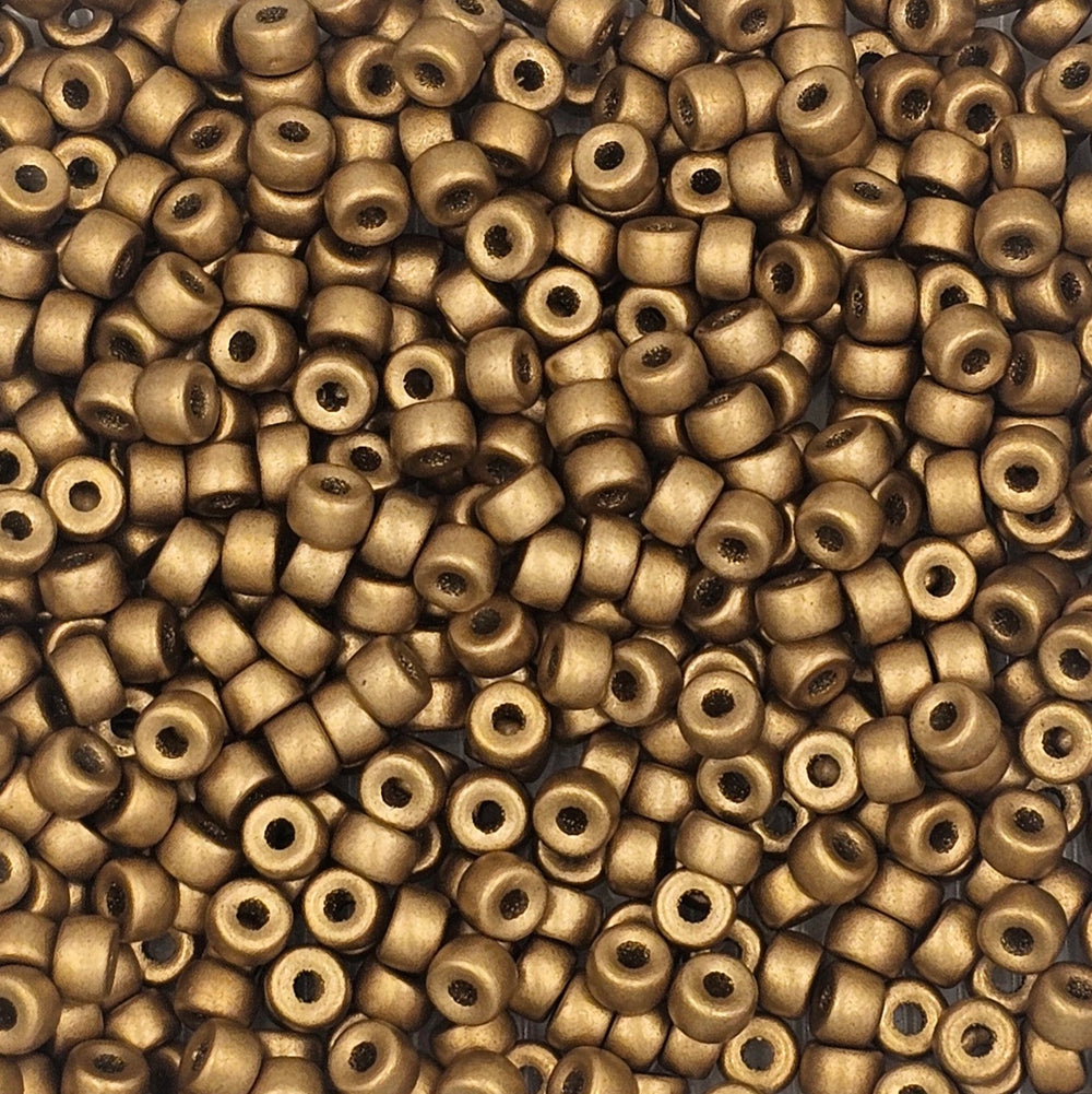 9mm - Glass Crow Beads Opaque