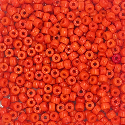 9mm - Glass Crow Beads Opaque