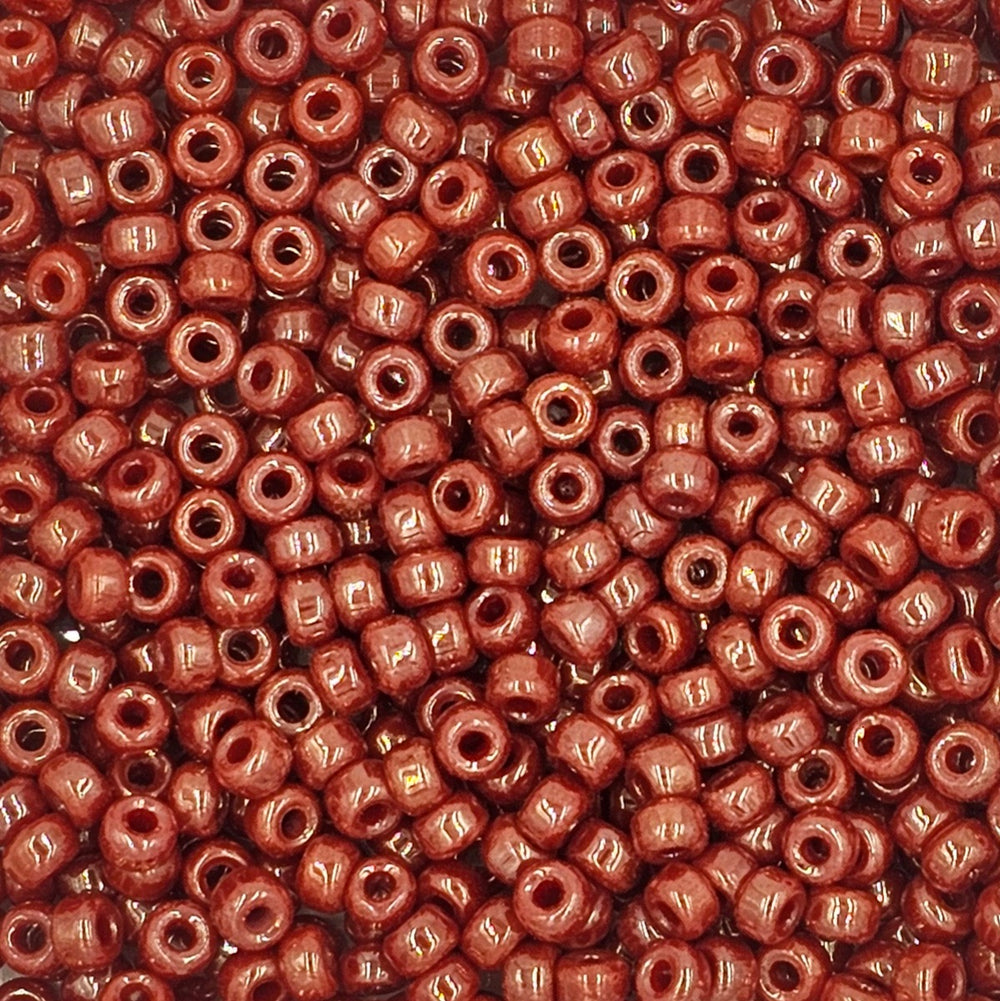 9mm - Glass Crow Beads Opaque