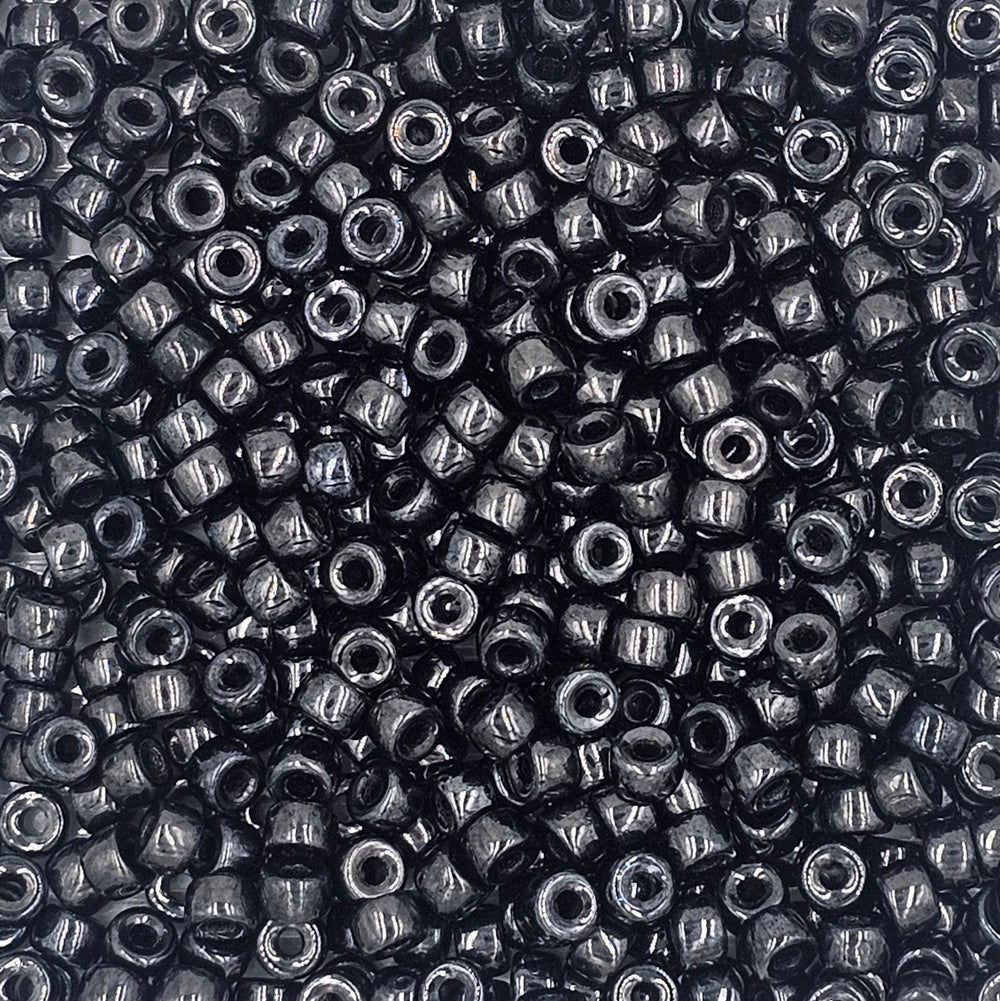 9mm - Glass Crow Beads Opaque